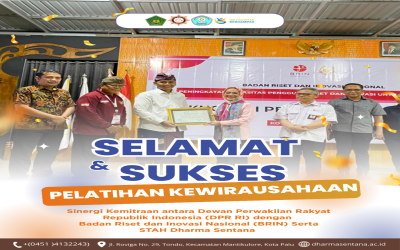 BADAN RISET DAN INOVASI NASIONAL (BRIN) DORONG INOVASI PANGAN: MAHASISWA STAH DHARMA SENTANA DIBEKALI TEKNOLOGI PENGEMASAN MODERN