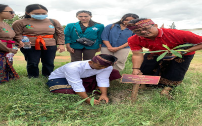 Green Dharma: STAH Dharma Sentana Tanam Pohon dan Lepas Satwa di Pura Agung Wana Kertha Jagatnatha Sulawesi Tengah