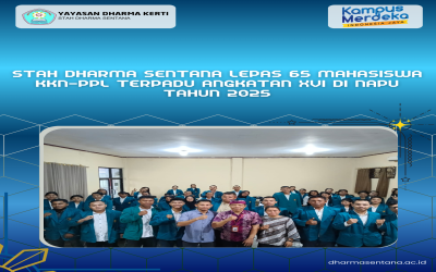 STAH Dharma Sentana Lepas 65 Mahasiswa KKN-PPL Terpadu Angkatan XVI di Napu Tahun 2025