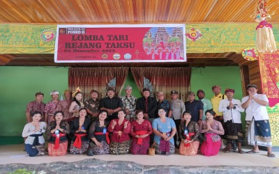 Kegiatan Lomba Tari Rejang Taksu Oleh Mahasiswa KKN/PPL 2022